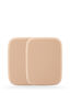 Foundation Sponge, Brown Rectangle Latex, 2 Pack