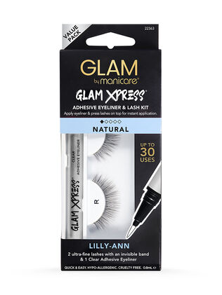 74. Lilly-Ann Glam Xpress® Clear Adhesive Eyeliner & Lash Kit