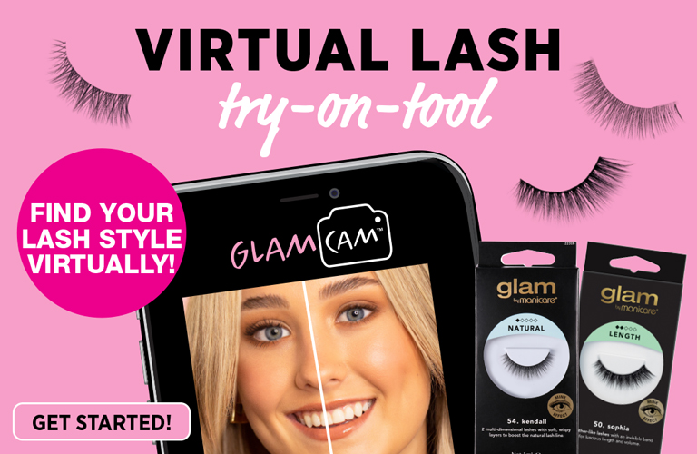 Virtual Lash Try-On-Tool. Find your Glam lash style virtually!
