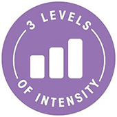 3 intensity levels: soft, normal and strong